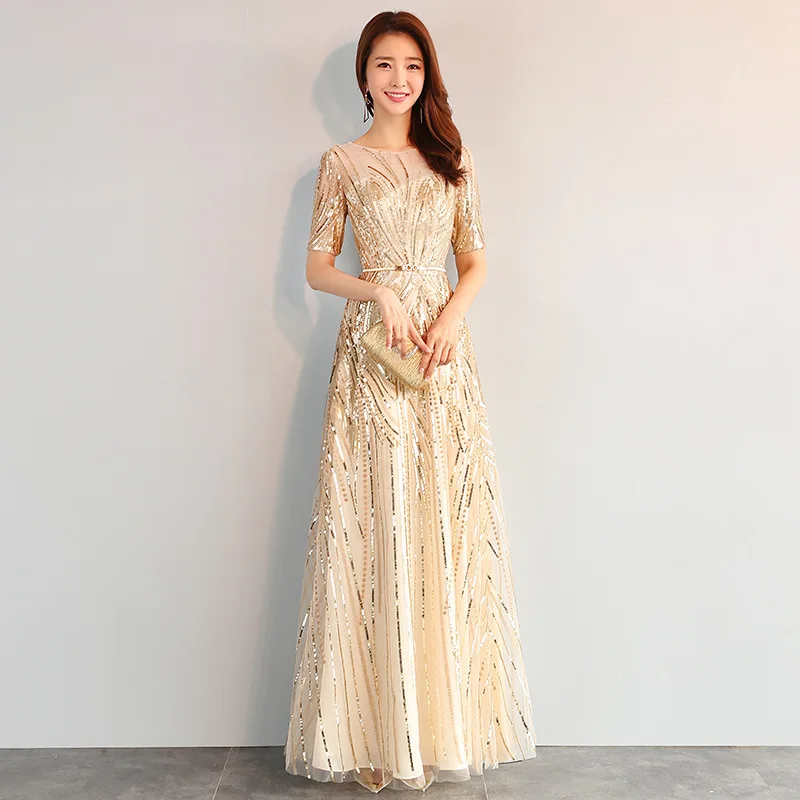 Vestidos Celebrities The Annual Meeting Of Evening Dress, 2020 New Autumn And Winter Dinner Party Host Elegant Long Thin Dress
Vestidos Celebrities The Annual Meeting Of Evening Dress, 2020 New Autumn And Winter Dinner Party Host Elegant Long Thin Dress