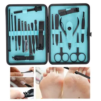 Manicure Cutters 19pcs Stainless Steel Nail Clippers Set Nail Art Tool Cutter Cuticle Clippers Kit Nail Cutter
Manicure Cutters 19pcs Stainless Steel Nail Clippers Set Nail Art Tool Cutter Cuticle Clippers Kit Nail Cutter