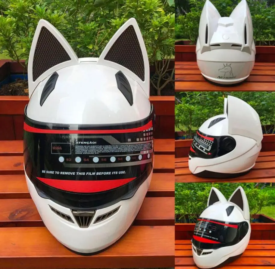 for NITRINOS cat ear motorcycle helmet cross-country man and woman racing helmet four seasons anti-fog all-over cat ear helmet.
for NITRINOS cat ear motorcycle helmet cross-country man and woman racing helmet four seasons anti-fog all-over cat ear helmet.