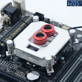 FREEZEMOD computer CPU INTEL water cooling block 2020 LCD temperature display VA screen RGB light black color. UPR-2020I
FREEZEMOD computer CPU INTEL water cooling block 2020 LCD temperature display VA screen RGB light black color. UPR-2020I