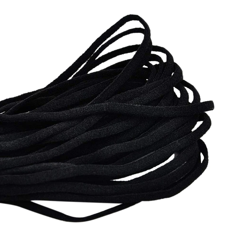 50 Meters of Elastic Band M Braided Black Elastic Rope Flat Rope Knitted Elastic Thread, Used for Sewing Crafts
50 Meters of Elastic Band M Braided Black Elastic Rope Flat Rope Knitted Elastic Thread, Used for Sewing Crafts