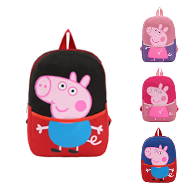 2020 Peppa Pig Small Shool Bag Cute Cartoon Peppa Print Child Kindergarten backpack Movie Anime Backpack Toys Kids Brithday Gift
2020 Peppa Pig Small Shool Bag Cute Cartoon Peppa Print Child Kindergarten backpack Movie Anime Backpack Toys Kids Brithday Gift