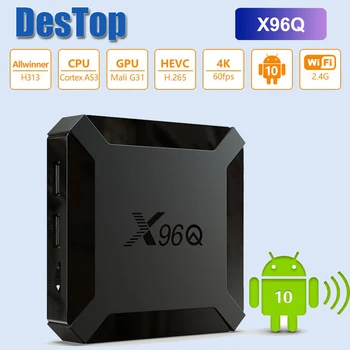 X96Q Smart TV Box Android 10.0 Allwinner H313 Quad Core 2GB 16GB Support 4K 3D Netflix Youtube IPTV Set Top Box Media Player
X96Q Smart TV Box Android 10.0 Allwinner H313 Quad Core 2GB 16GB Support 4K 3D Netflix Youtube IPTV Set Top Box Media Player
