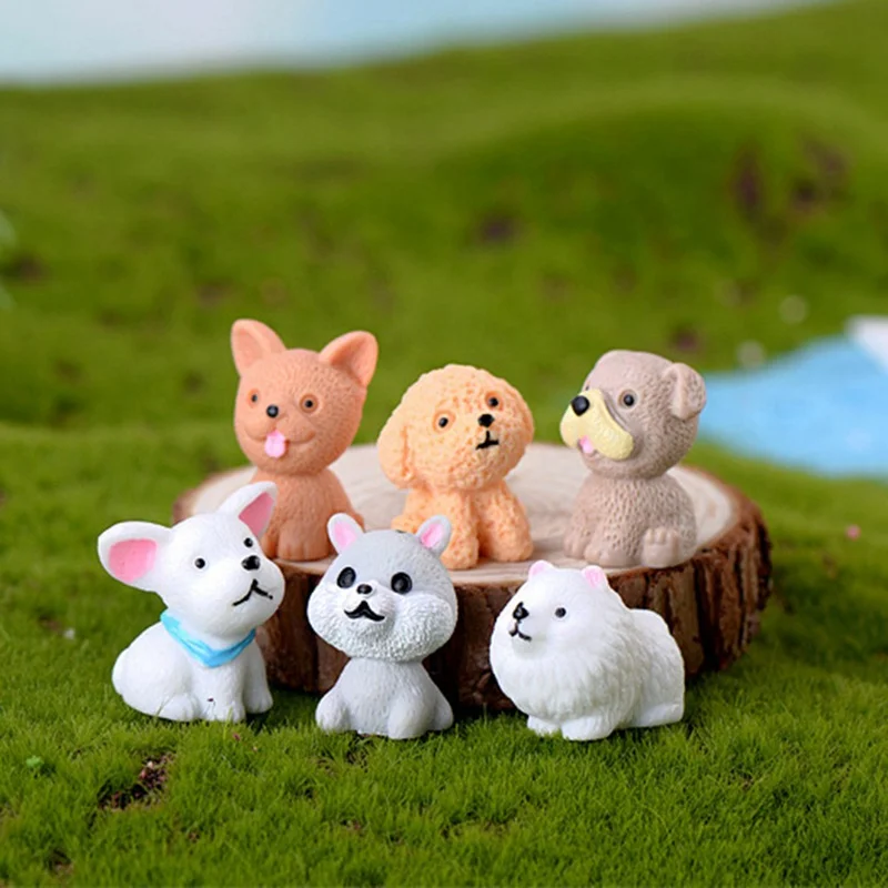 12 Style Mini Cute Dog Fairy Garden Figurines Miniature Cake Decor Resin Crafts Ornament Gnomes Moss Terrariums Decoration
12 Style Mini Cute Dog Fairy Garden Figurines Miniature Cake Decor Resin Crafts Ornament Gnomes Moss Terrariums Decoration