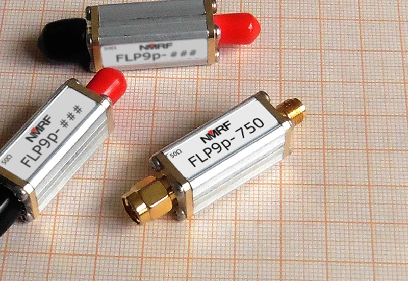 750MHz 9th-order low-pass filter, small size of discrete LC components, SMA interface
750MHz 9th-order low-pass filter, small size of discrete LC components, SMA interface