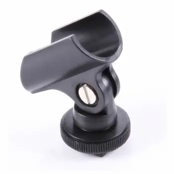 Microphone Clip Stand 19mm Plastic Mic Holder Clip with Hot Shoe For DSLR Camera
Microphone Clip Stand 19mm Plastic Mic Holder Clip with Hot Shoe For DSLR Camera
