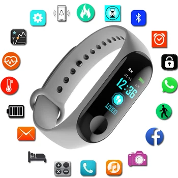 M3 Plus Bluetooth Smart Watch Heart Rate Blood Pressure Health Waterproof Watch M3 Pro Wristband Fitness Tracker Sports clock
M3 Plus Bluetooth Smart Watch Heart Rate Blood Pressure Health Waterproof Watch M3 Pro Wristband Fitness Tracker Sports clock