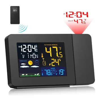 Projection Clock Weather Station Indoor Outdoor Digital Alarm Clock Snooze Function with Projection Monitor
Projection Clock Weather Station Indoor Outdoor Digital Alarm Clock Snooze Function with Projection Monitor