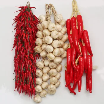 Simulation Fake Maize Pepper Garlic Peanut & Vegetable Bunch of Fruit Hanging String Hotel Farmhouse Decoration Wall-Mounted Mod
Simulation Fake Maize Pepper Garlic Peanut & Vegetable Bunch of Fruit Hanging String Hotel Farmhouse Decoration Wall-Mounted Mod