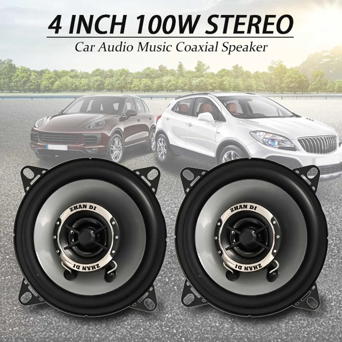 2X 4 Inch 100W Car Dual-Cone Coaxial Speaker Car Van Front Rear Door Dash Mid Woofer Loudspeaker Surround
2X 4 Inch 100W Car Dual-Cone Coaxial Speaker Car Van Front Rear Door Dash Mid Woofer Loudspeaker Surround