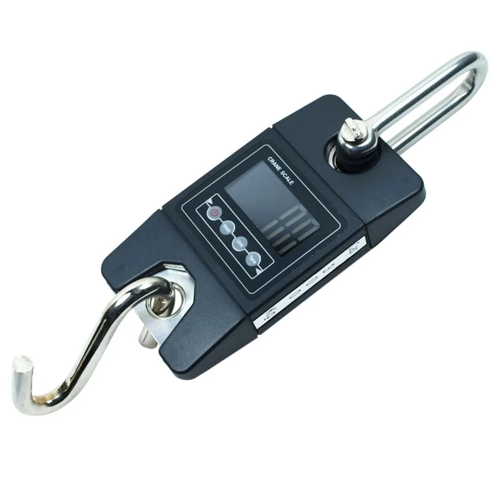 300 KG / 600 LBS x 100g Stainless Steel Digital Hanging Scale Accurate And Stable Industrial Portable Crane Scale
300 KG / 600 LBS x 100g Stainless Steel Digital Hanging Scale Accurate And Stable Industrial Portable Crane Scale
