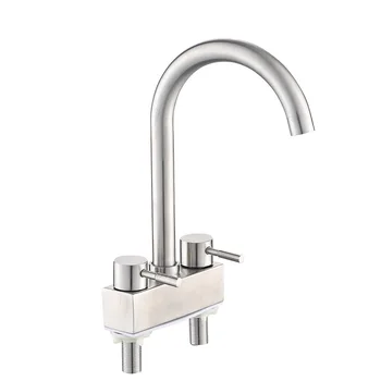 304 stainless steel bench double faucet
304 stainless steel bench double faucet