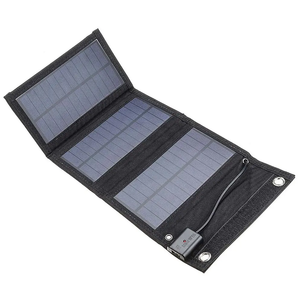 15W Foldable Solar Panel Charger Usb Portable Solar Battery Pack Camping And Hiking Solar Charging Device Battery Charger
15W Foldable Solar Panel Charger Usb Portable Solar Battery Pack Camping And Hiking Solar Charging Device Battery Charger