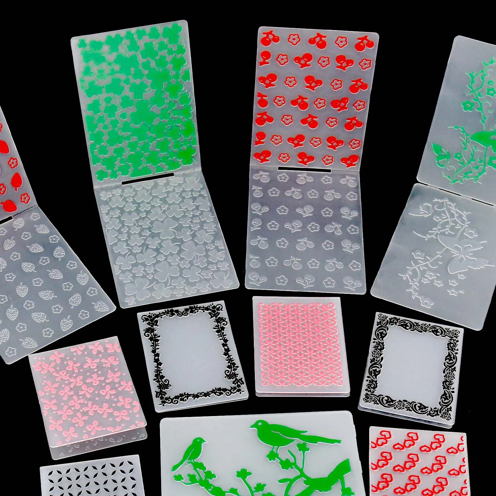 DABOXIBO Strawberry Cherry Blosso Plastic Embossing Folders For Card Making / DIY Scrapbooking / Album / Cutting Dies Decoration
DABOXIBO Strawberry Cherry Blosso Plastic Embossing Folders For Card Making / DIY Scrapbooking / Album / Cutting Dies Decoration