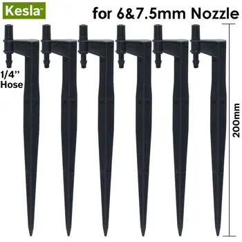 KESLA 10PCS 20cm Garden Drip Irrigation Stake Support Holder for 6&7.5 mm Nozzle Sprinkler Connect 1/4'' Hose Watering Bonsai
KESLA 10PCS 20cm Garden Drip Irrigation Stake Support Holder for 6&7.5 mm Nozzle Sprinkler Connect 1/4'' Hose Watering Bonsai