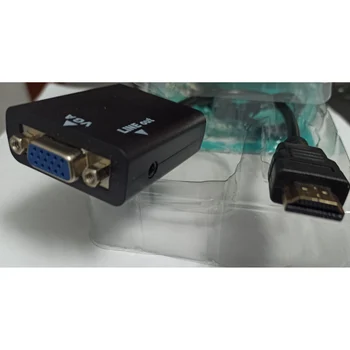 SANDA HDMI to VGA Adapter Male to FEMALE Converter 1080P HDMI-VGA Adapter with Video HDMI VGA Audio Cable Socket
SANDA HDMI to VGA Adapter Male to FEMALE Converter 1080P HDMI-VGA Adapter with Video HDMI VGA Audio Cable Socket