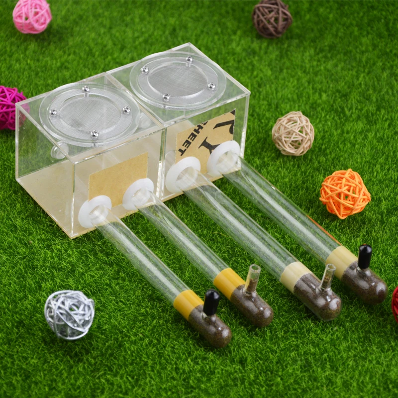 Acrylic Double Test Tube Ant Nest Transparent Active Area Ant Breeding and Breeding Moisturizing Nest 18x180mm
Acrylic Double Test Tube Ant Nest Transparent Active Area Ant Breeding and Breeding Moisturizing Nest 18x180mm