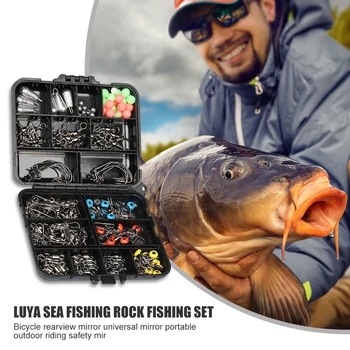 170pcs/set Fishing Tackle Storage Cases Boxes Lure Carp Fishing Rolling Swivels Lead Sinker Connector Angling Supplies
170pcs/set Fishing Tackle Storage Cases Boxes Lure Carp Fishing Rolling Swivels Lead Sinker Connector Angling Supplies
