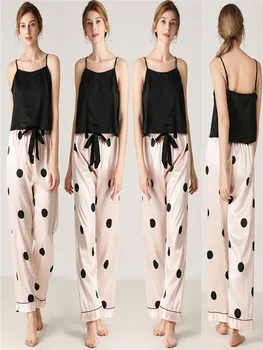 Cotton Nightgowns Women Summer Sleepwear Sets Women Plus Size Burnout Strapless Sexy Off-shoulder Tops +loose Long Pants G3 
Cotton Nightgowns Women Summer Sleepwear Sets Women Plus Size Burnout Strapless Sexy Off-shoulder Tops +loose Long Pants G3