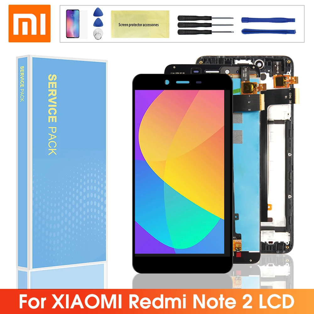 5.5'' Original LCD For Xiaomi Redmi Note 2 LCD Display Touch Screen Digitizer Assembly With Frame For Redmi Note2 LCD Screen
5.5'' Original LCD For Xiaomi Redmi Note 2 LCD Display Touch Screen Digitizer Assembly With Frame For Redmi Note2 LCD Screen