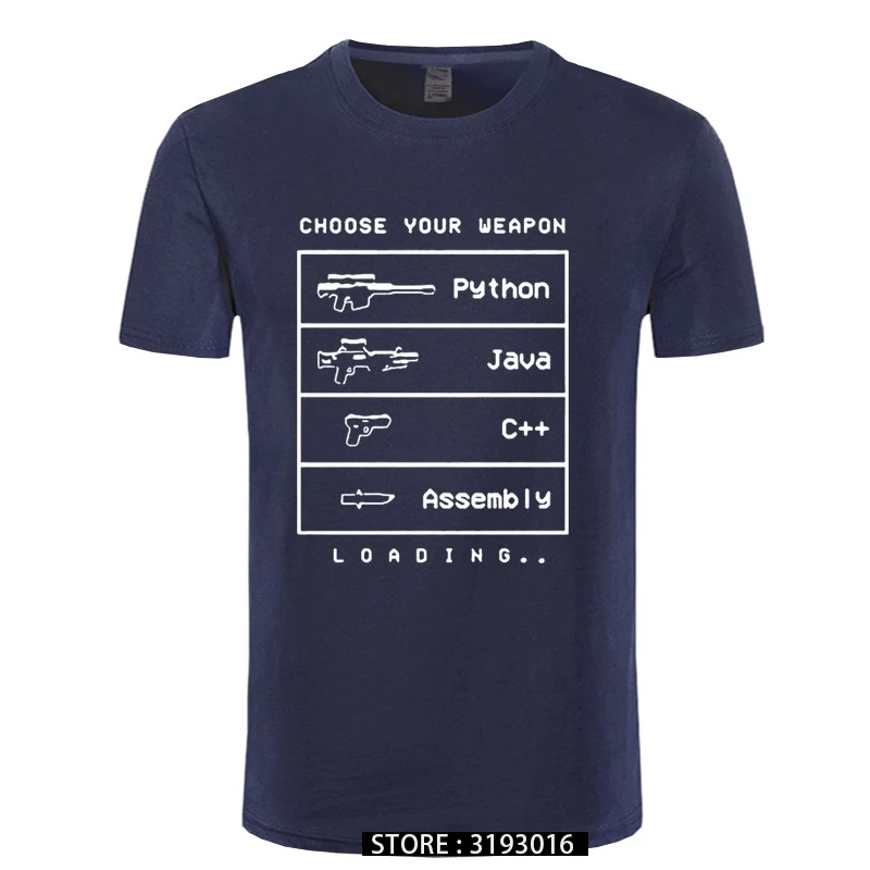 Забавные компьютер с Язык Java программист футболка Для мужчин короткий рукав
