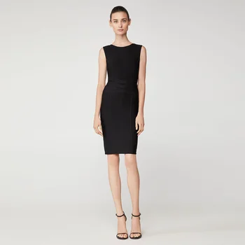 Summer Women Solid Color Slim Sleeveless O Neck Buttock Office Women Elegant Sheath Party Rayon Bandage Dress
Summer Women Solid Color Slim Sleeveless O Neck Buttock Office Women Elegant Sheath Party Rayon Bandage Dress