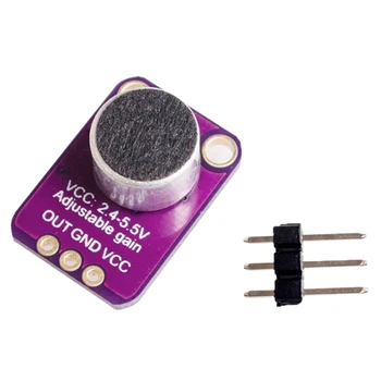 GY-MAX4466 Electret Microphone Amplifier Broad MAX4466 Adjustable Amplifier Module
GY-MAX4466 Electret Microphone Amplifier Broad MAX4466 Adjustable Amplifier Module