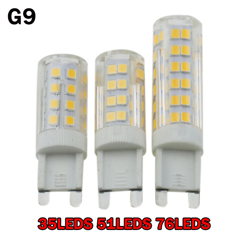 G9 светодиодный светильник 220 в 3 5 Вт 7 35 s 51 76 2835SMD Точечный лампа люстра Заменить