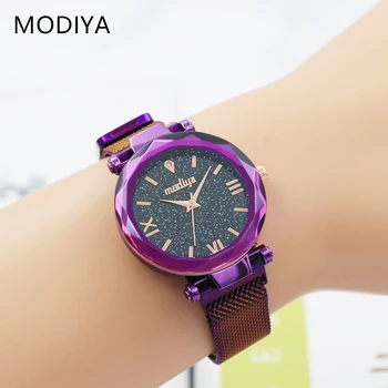MODIYA Ladies Magnetic Starry Sky Clock Luxury Women Watches Fashion Diamond Female Quartz Wristwatches Relogio Feminino Zegarek
MODIYA Ladies Magnetic Starry Sky Clock Luxury Women Watches Fashion Diamond Female Quartz Wristwatches Relogio Feminino Zegarek