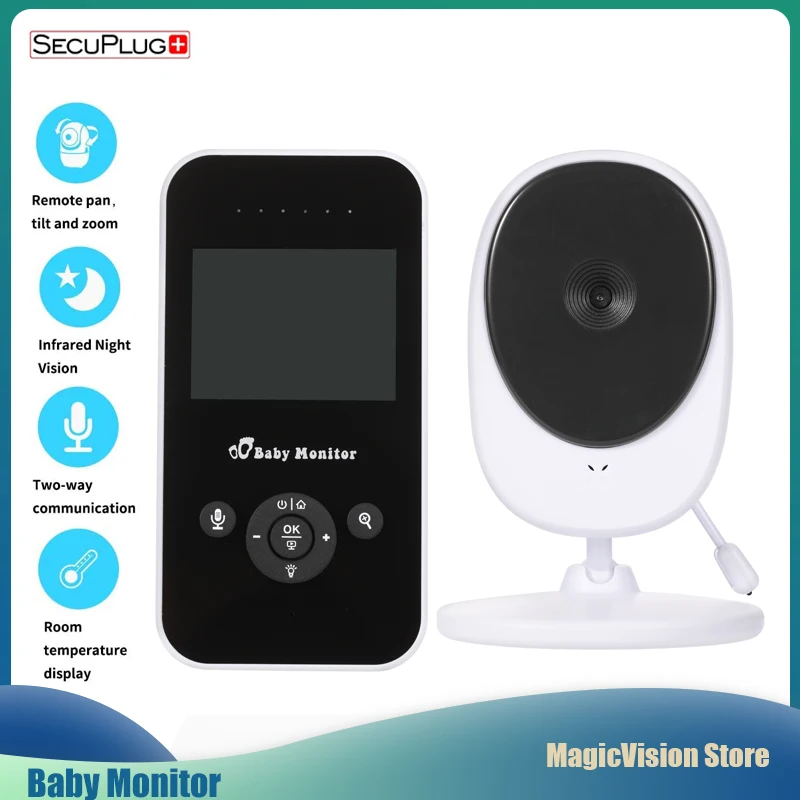 SP-810 Wireless Video Baby Monitor Color display Security Camera 2 Way Talk Night Vision Baby Room Temperature Monitoring
SP-810 Wireless Video Baby Monitor Color display Security Camera 2 Way Talk Night Vision Baby Room Temperature Monitoring