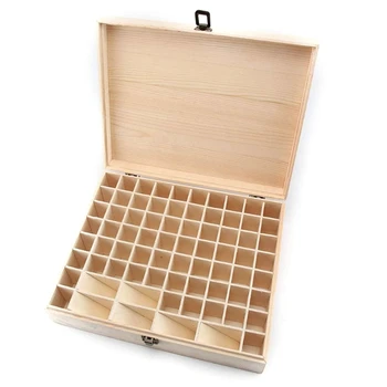 74 Grid Wooden Essential Oil Box Essential Oil Storage Box Solid Gift Box Multi Square Essential Oil Case Organizer
74 Grid Wooden Essential Oil Box Essential Oil Storage Box Solid Gift Box Multi Square Essential Oil Case Organizer