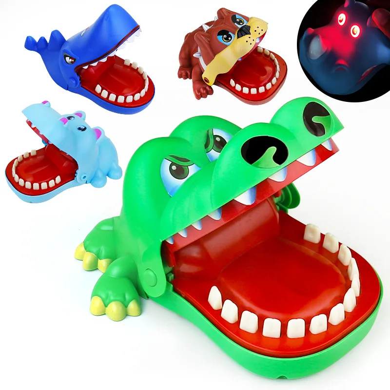 Large bite finger crocodile bad dog shark tooth extraction hippo tidy whole parent-child game props bite toy
Large bite finger crocodile bad dog shark tooth extraction hippo tidy whole parent-child game props bite toy