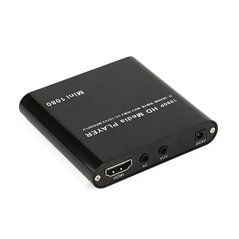 

11 Mini HDD Media Player 1080P HDMI AV USB HOST Full HD With SD MMC Card Reader Support H.264 MKV AVI RM RMVB DIVX USB MPEG JPEG
