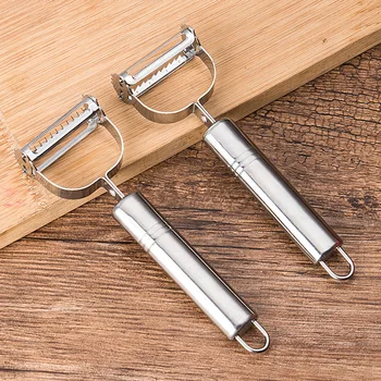Stainless Steel Multi-functional Fruit Slicer Peeler Creative Paragraph Scales the Scraping Scales the Kitchen Gadgets
Stainless Steel Multi-functional Fruit Slicer Peeler Creative Paragraph Scales the Scraping Scales the Kitchen Gadgets