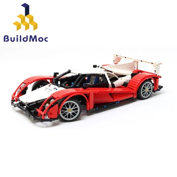 

BuildMoc 3092 Le Mans Prototype 1 Super Car LMP Scale Sports Car set fit Technic Educational Building Blocks Bricks Toys gift