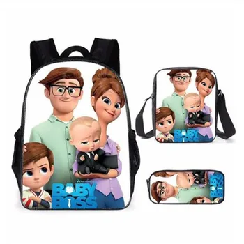 Fashion Children's Backpack Boss Baby Pattern Kids School Bags Cartoon Annime 3PC/Set Students Book-Bags Mochila Rucksack
Fashion Children's Backpack Boss Baby Pattern Kids School Bags Cartoon Annime 3PC/Set Students Book-Bags Mochila Rucksack