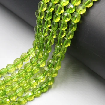 Natural green Peridots olivine quartz crystal beads Coin Flat faceted Round Loose Spacer Beads Jewelry Making Bracelet Necklace
Natural green Peridots olivine quartz crystal beads Coin Flat faceted Round Loose Spacer Beads Jewelry Making Bracelet Necklace
