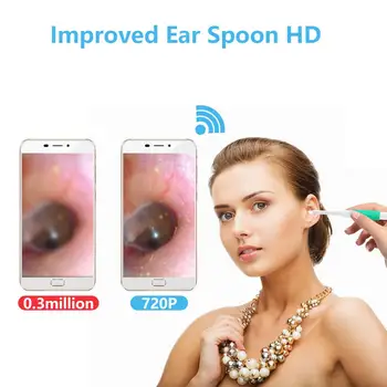 3 In 1 USB Ear Cleaning Endoscope 1.3 Megapixels HD Visual Ear Spoon Multifunctional Earpick With Mini Camera Ear Health Care
3 In 1 USB Ear Cleaning Endoscope 1.3 Megapixels HD Visual Ear Spoon Multifunctional Earpick With Mini Camera Ear Health Care