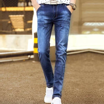Men long fit jeans big size men jeans Korean version skinny pants elastic jeans high qualityyouth pants blue color
Men long fit jeans big size men jeans Korean version skinny pants elastic jeans high qualityyouth pants blue color