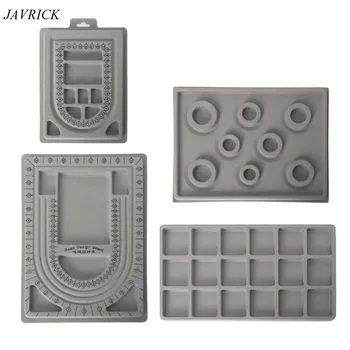 4Pcs Gray Flock Beads Tray Design Boards Kit DIY Beading Bracelet Jewelry Tools 
4Pcs Gray Flock Beads Tray Design Boards Kit DIY Beading Bracelet Jewelry Tools
