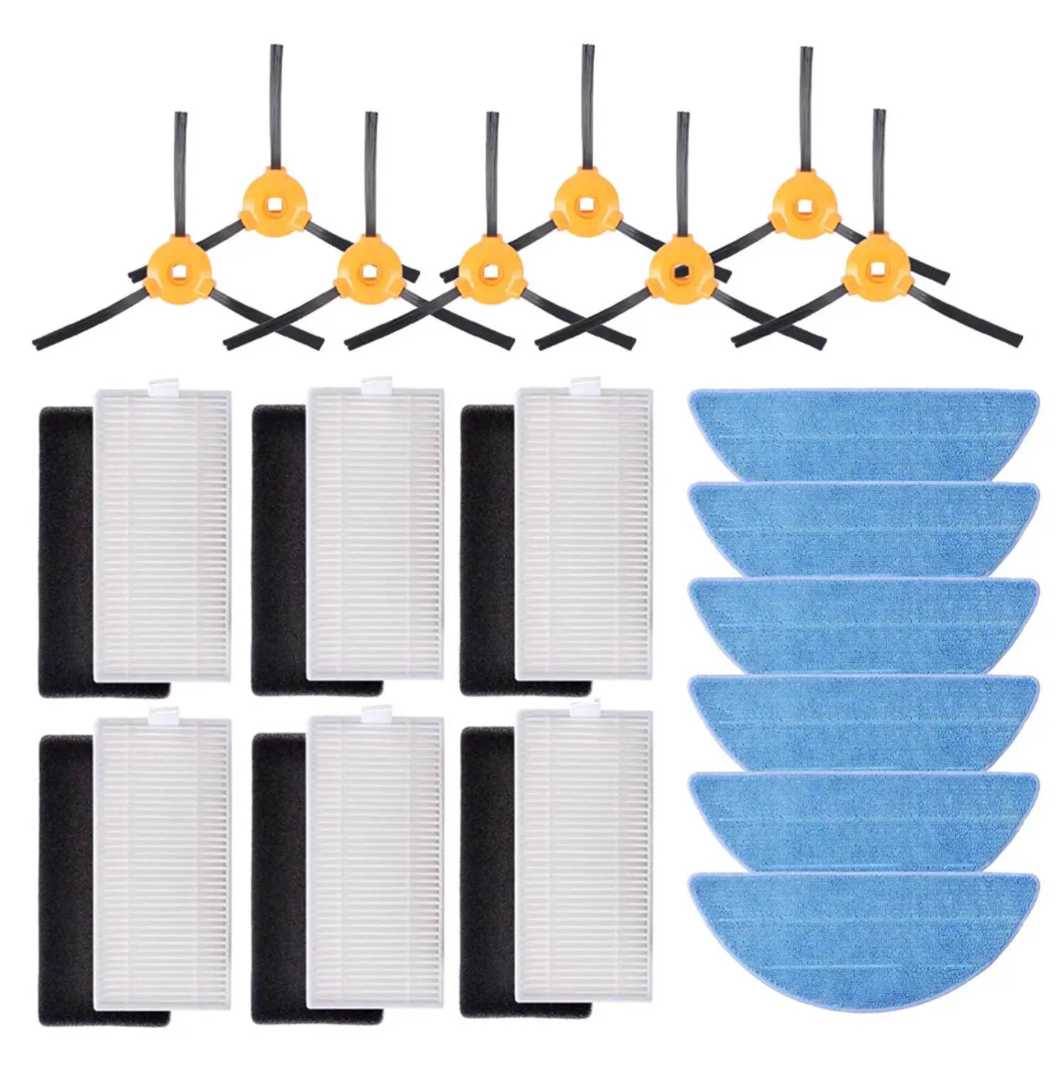 Replacement for Cecotec Conga Excellence 990 Robot Vacuum Cleaner Accessory Kit Hepa Filter Side Brush Mop Pads
Replacement for Cecotec Conga Excellence 990 Robot Vacuum Cleaner Accessory Kit Hepa Filter Side Brush Mop Pads