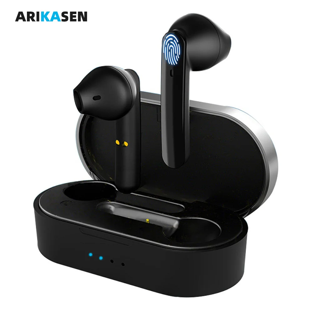 Arikasen Bluetooth наушники Беспроводной наушники-вкладыши TWS с сенсорным Управление