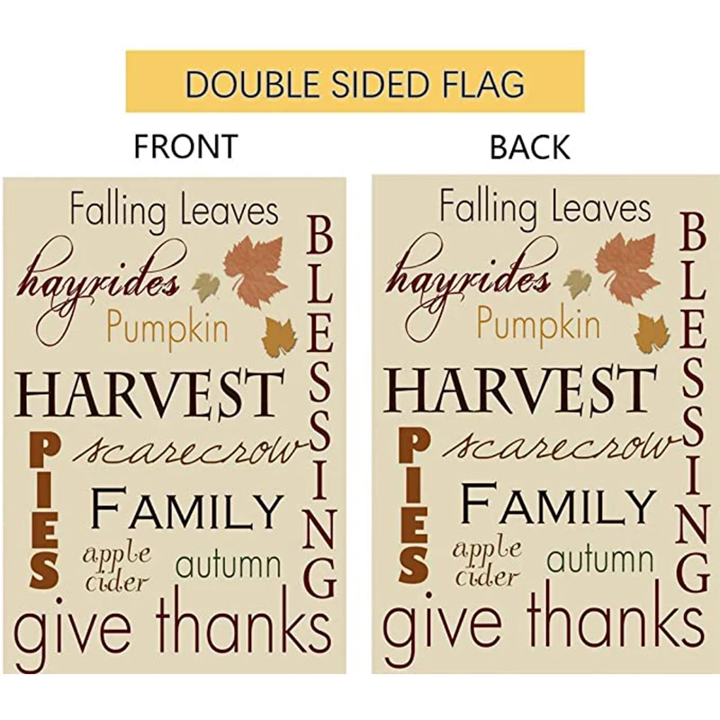 Fall Garden Flag Welcome Pumpkin Garden Flag Burlap Small House Flag Double Sided Autumn Harvest Farm Halloween Outdoor Decor
Fall Garden Flag Welcome Pumpkin Garden Flag Burlap Small House Flag Double Sided Autumn Harvest Farm Halloween Outdoor Decor