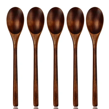 Spoons Wooden Soup Spoon 5 Pieces Eco Friendly Tableware Natural Ellipse Wooden Ladle Spoon Set for for Eating Mixing Stirring C
Spoons Wooden Soup Spoon 5 Pieces Eco Friendly Tableware Natural Ellipse Wooden Ladle Spoon Set for for Eating Mixing Stirring C