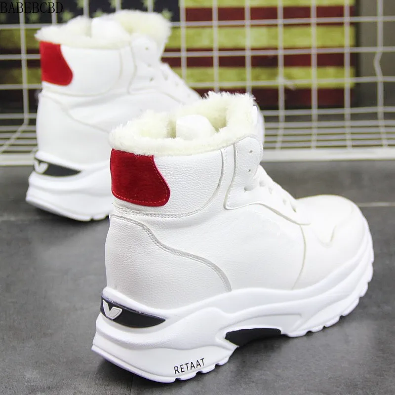 Boots woman 2019 new high top with fleece cotton-padded female all the small white shoes with thick sole female boots women
Boots woman 2019 new high top with fleece cotton-padded female all the small white shoes with thick sole female boots women