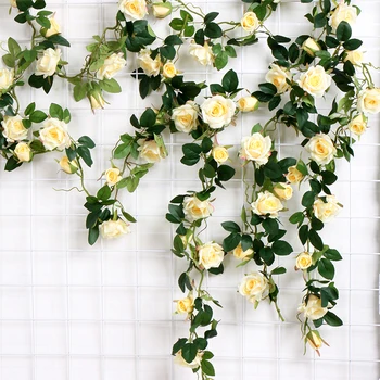 Real touch Artificial Flowers Rose Ivy Vine Silk Flores Tree branches Garland String With Leaves Home Wall Hanging Wedding Decor
Real touch Artificial Flowers Rose Ivy Vine Silk Flores Tree branches Garland String With Leaves Home Wall Hanging Wedding Decor