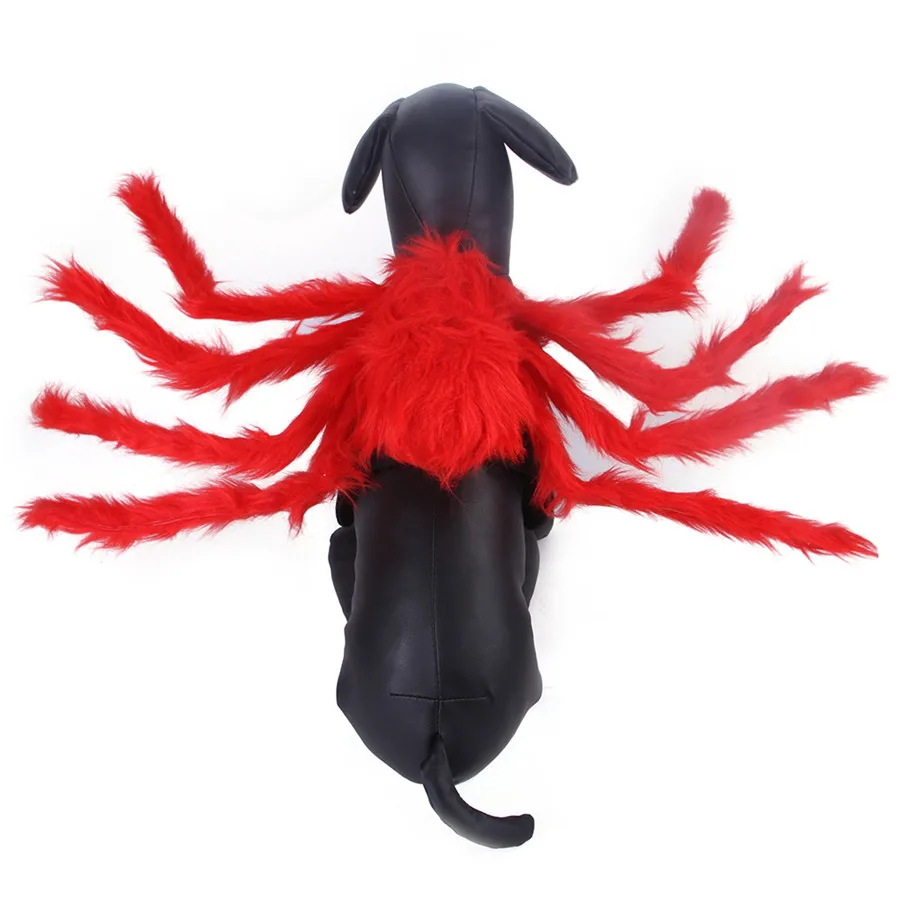 2020 Funny Cute Pet Cat Costume Spider chest back For Cat Dog Halloween Christmas Clothes Fancy Dress Pet Clothes (9)