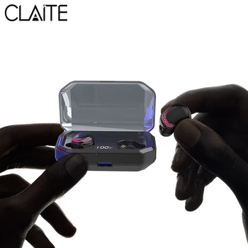CLAITE TWS Wireless bluetooth Earphone HiFi Stereo DSP Noise Cancelling Earbuds Auto Pairing Smart Touch Headset 
CLAITE TWS Wireless bluetooth Earphone HiFi Stereo DSP Noise Cancelling Earbuds Auto Pairing Smart Touch Headset