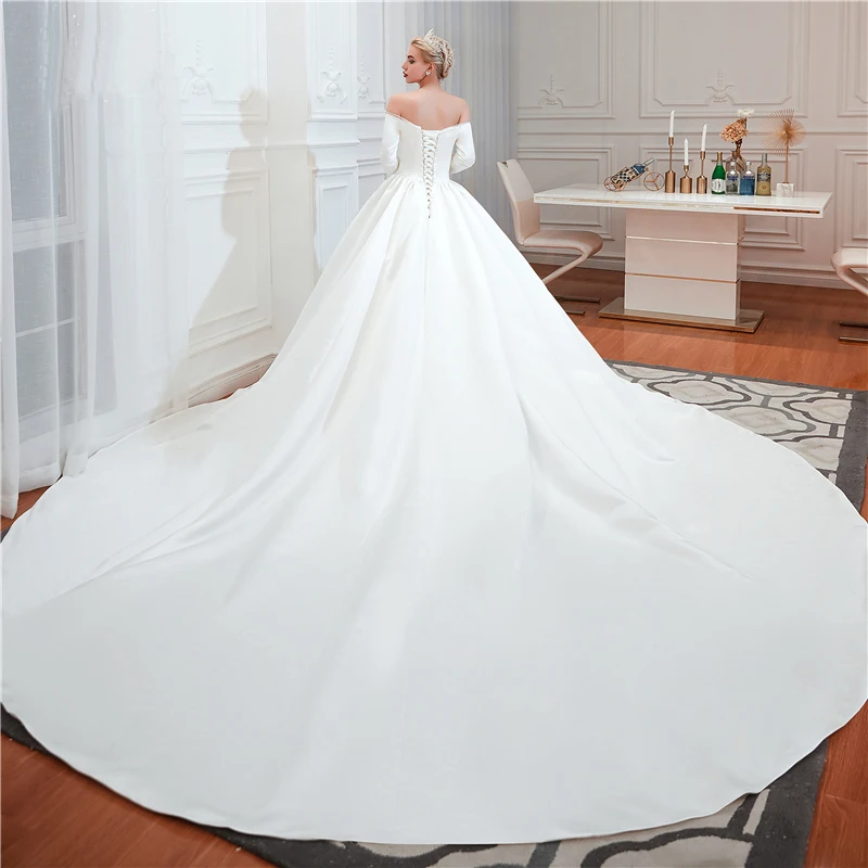 Vestidos-De-Noiva-Em-Cetim-New-Long-Satin-Wedding-Dresses-Bridal-Gown-Mariage-Robe-De-Mariee