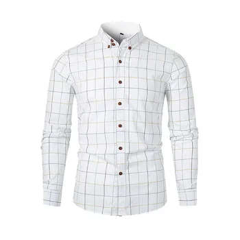 2019 autumn Men's Autumn Winter Casual Slim Plaid Long Sleeve Shirts Top Beach Blouse OL Style Loose fashion Workwear Casual
2019 autumn Men's Autumn Winter Casual Slim Plaid Long Sleeve Shirts Top Beach Blouse OL Style Loose fashion Workwear Casual